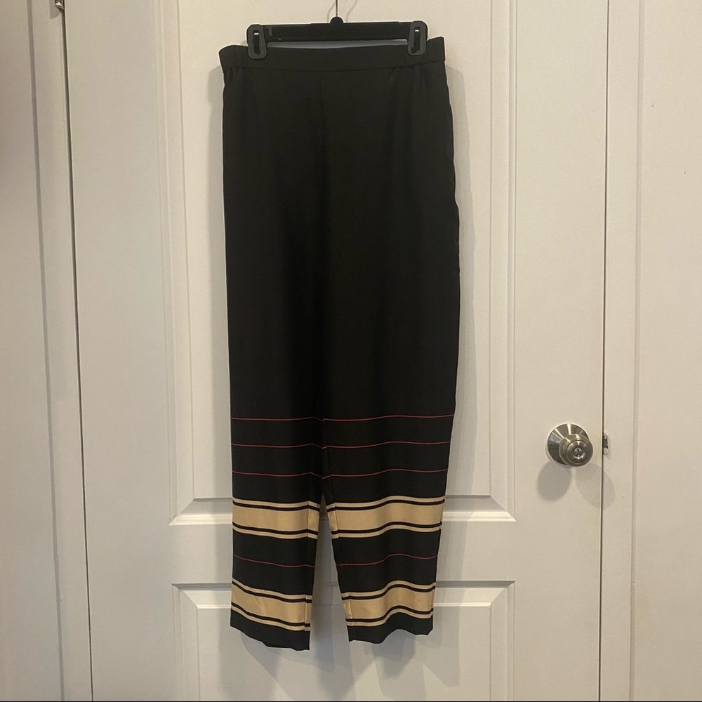 Vince Camuto Linear Planes Slim Ankle Pants - Picture 2 of 3